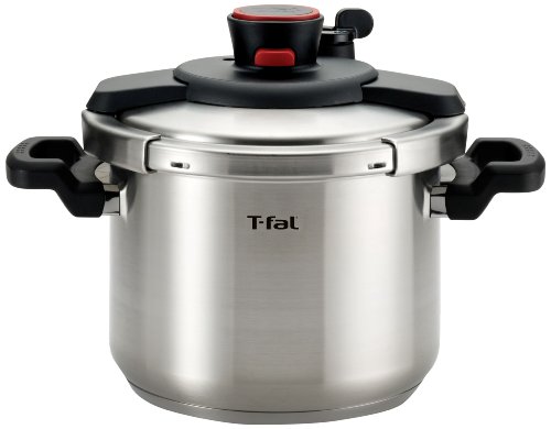 T-fal P45007不锈钢高压锅,6.3夸脱