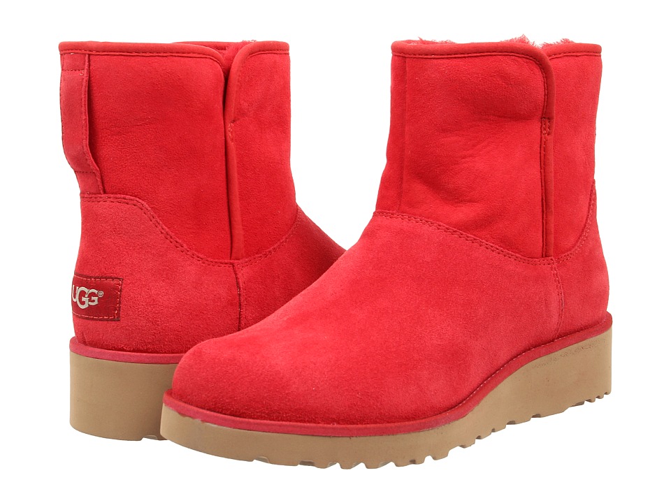 UGG Kristin麂皮羊毛坡跟雪地靴