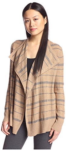 Cashmere Addiction 女士休闲开襟cashmere羊毛衫现仅售$26.63
